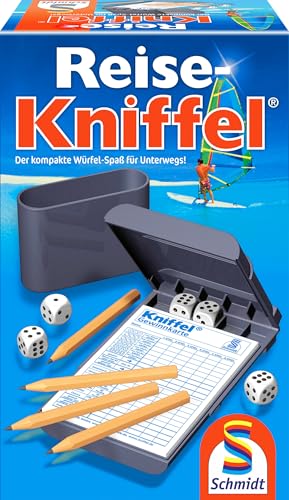 Schmidt Spiele 49091 Reise-Kniffel mit Zusatzblock, bunt von Schmidt Spiele