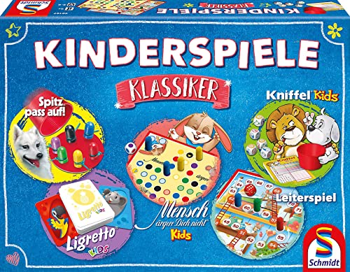 Schmidt Spiele 49189 Kinderspiele Klassiker, Kinderspielesammlung, bunt von Schmidt Spiele