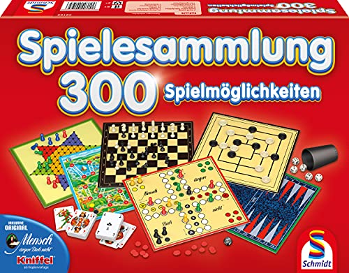 Schmidt Spiele 49195 300er Spielesammlung, rot von Schmidt Spiele