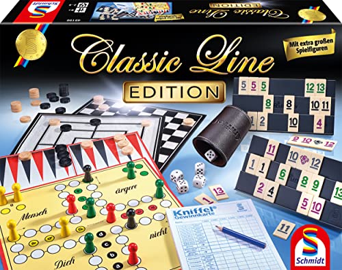 Schmidt Spiele 49196 Spielesammlung, Classic Line Edition, bunt von Schmidt Spiele