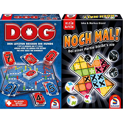 Schmidt Spiele 49201 Dog, Den letzten beissen die Hunde, Familienspiel & 49327 Noch mal! Schmidt Spiele 49201 Dog, Den letzten beissen die Hunde, Familienspiel & 49327 Noch mal! von Schmidt Spiele