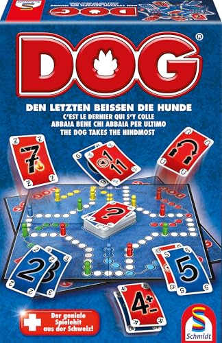 Schmidt Spiele 49201 Dog, Den letzten beissen die Hunde, Familienspiel, für 2 bis 6 Spieler von Schmidt Spiele