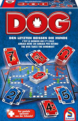 Schmidt Spiele 49201 Dog, Den letzten beissen die Hunde, Familienspiel, für 2 bis 6 Spieler von Schmidt Spiele