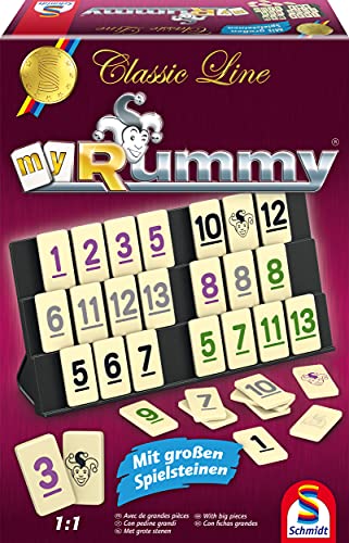 Schmidt Spiele 49282 - Classic Line MyRummy, Legespiel mit großen Spielsteinen von Schmidt Spiele