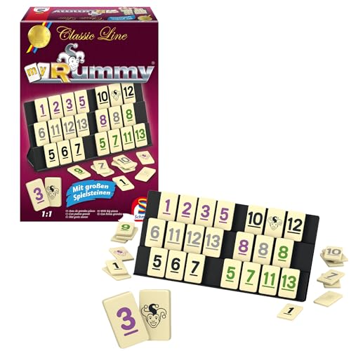 Schmidt Spiele 49282 - Classic Line MyRummy, Legespiel mit großen Spielsteinen von Schmidt Spiele