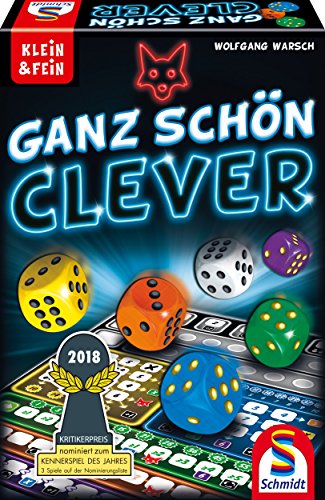 Schmidt Spiele 49340 Ganz Schön Clever, Würfelspiel aus der Serie Klein & Fein, Bunt von Schmidt Spiele