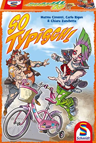 Schmidt Spiele 49354 So typisch, Karten-und Familienspiel, bunt von Schmidt
