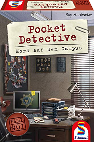 Schmidt Spiele 49377 Pocket Detective, Mord auf dem Campus, Krimi-und Dedektivspiel, Familienspiel Schmidt Spiele 49377 Pocket Detective, Mord auf dem Campus, Krimi-und Dedektivspiel, Familienspiel von Schmidt