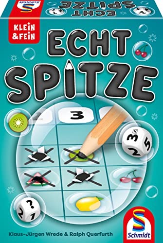 Schmidt Spiele 49406 Echt Spitze, Serie Klein und Fein Spiele, Würfelspiel, bunt von Schmidt Spiele