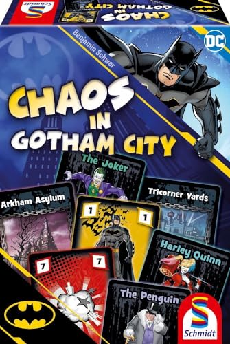 Schmidt Spiele 49429 Batman, Chaos in Gotham, Kartenspiel, Normal Schmidt Spiele 49429 Batman, Chaos in Gotham, Kartenspiel, Normal von Schmidt