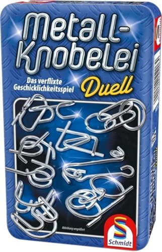 Schmidt Spiele 51206 Metall-Knobelei Duell, Reisespiel von Schmidt Spiele