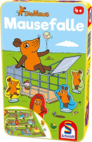 Schmidt Spiele 51405 Die Maus, Mausefalle, Bring mich mit Spiel in der Metalldose, grün Schmidt Spiele 51405 Die Maus, Mausefalle, Bring mich mit Spiel in der Metalldose, grün von Schmidt