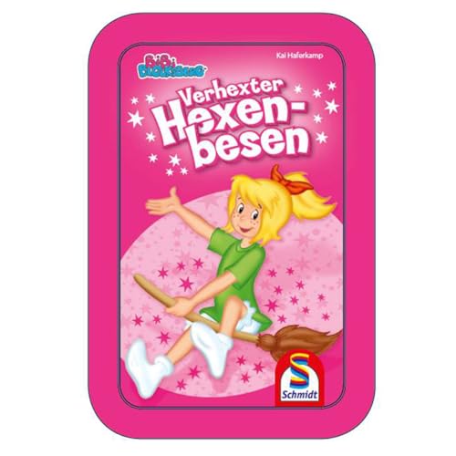 Schmidt Spiele 51411 Bibi Blocksberg/Bibi & Tina 51411-Bibi, Verhexter Hexenbesen, pink von Schmidt