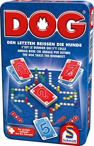 Schmidt Spiele 51428 Dog, Bring Mich mit Spiel in der Metalldose, bunt von Schmidt Spiele