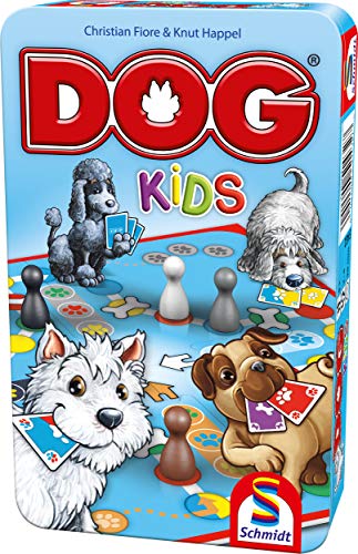 Schmidt Spiele 51432 Animal Dog Kids, Bring Mich mit Spiel in der Metalldose, Bunt von Schmidt Spiele