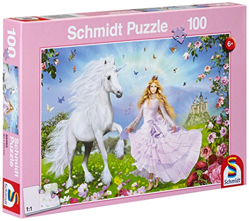 Schmidt Spiele 55565 - Prinzessin der Einhörner, 100 Teile Puzzle von Schmidt Spiele