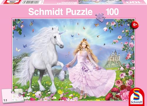 Schmidt Spiele 55565 - Prinzessin der Einhörner, 100 Teile Puzzle von Schmidt Spiele