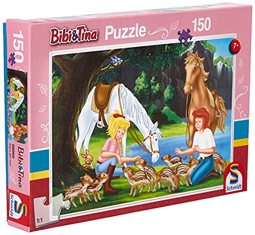 Schmidt Spiele 56050 Bibi & Tina, Am Steinbruch, 150 Teile Kinderpuzzle von Schmidt Spiele