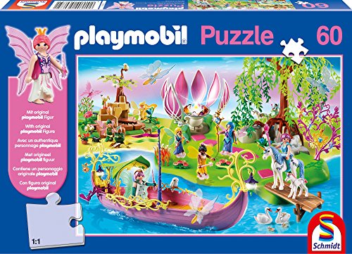 Schmidt Spiele 56075 - Playmobil, Kunterbunte Feenwelt, 60 Teile Puzzle von Schmidt Spiele
