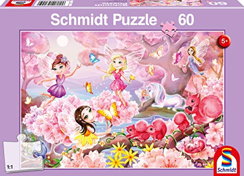 Schmidt Spiele 56155 - Feentanz, 60 Teile, Klassische Puzzle von Schmidt Spiele