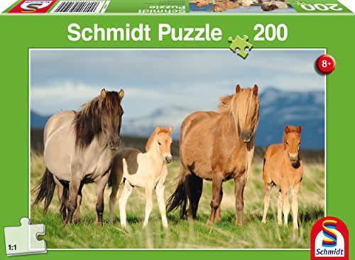 Schmidt Spiele 56199, Pferdefamilie, 200 Teile Kinderpuzzle von Schmidt Spiele