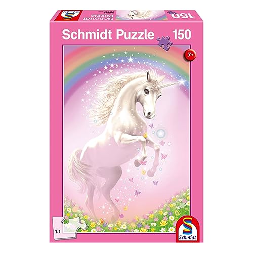 Schmidt Spiele 56354 Unicorn Rosa Einhorn, Kinderpuzzle, 150 Teile, Bunt, Normal von Schmidt Spiele