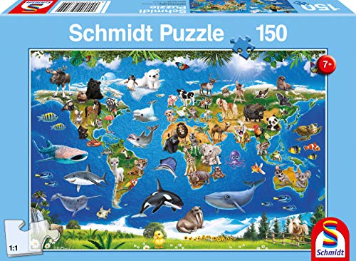 Schmidt Spiele 56355 Lococo Tierwelt, Kinderpuzzle, 150 Teile, Bunt von Schmidt Spiele