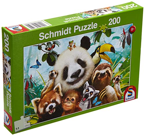 Schmidt Spiele 56359 Einfach tierisch, Kinderpuzzle, 200 Teile, Bunt von Schmidt Spiele