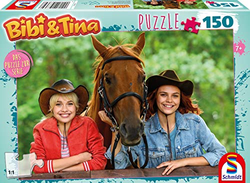 Schmidt Spiele 56364 Bibi und Tina, EIN Herz für Pferde, 150 Teile Kinderpuzzle zur TV Serie, Bunt von Schmidt Spiele