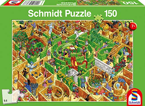 Schmidt Spiele 56367 Labyrinth, 150 Teile Kinderpuzzle, Bunt von Schmidt