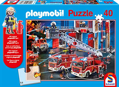 Schmidt Playmobil Firebrigade 40pc inc. Figure von Schmidt Spiele