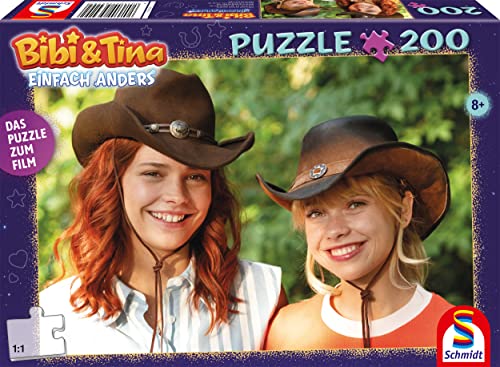 Schmidt Spiele 56429 Bibi und Tina, Film 5, Beste Freundinnen für Immer, 200 Teile Kinderpuzzle, bunt von Schmidt Spiele