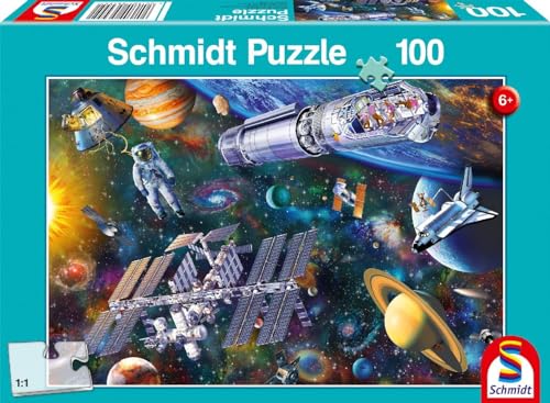 Weltraumspaß: Kinderpuzzle Standard 100 Teile Weltraumspaß: Kinderpuzzle Standard 100 Teile von Schmidt