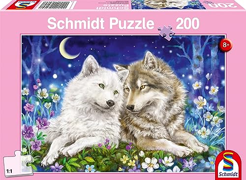 Schmidt Spiele 56469 Kuschelige Wolfsfreunde, 200 Teile Kinderpuzzle von Schmidt Spiele