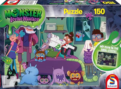 Schmidt Spiele 56477 Monster Loving Maniacs, BO als Monsterjäger, 150 Teile Kinderpuzzle, bunt von Schmidt Spiele
