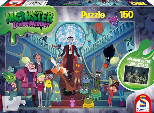 Schmidt Spiele 56478 Monster Loving Maniacs, Lustige Monsterparty, 150 Teile Kinderpuzzle, bunt von Schmidt Spiele
