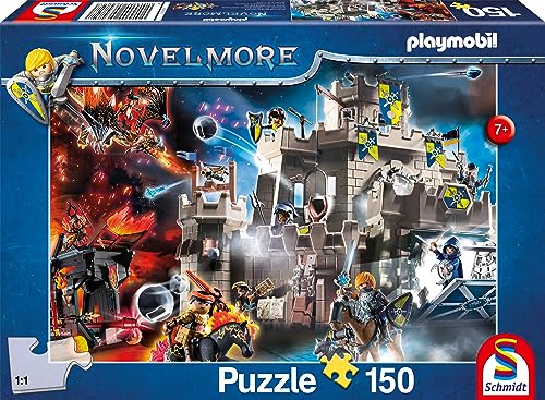 Schmidt Spiele 56482 Playmobil, Burg von Novelmore, 150 Teile Kinderpuzzle von Schmidt Spiele