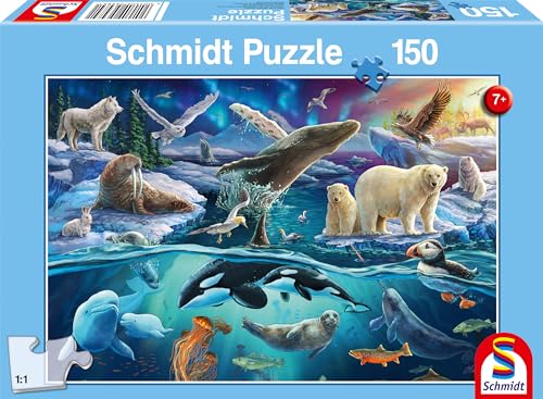 Schmidt Spiele 56484 Tiere in der Arktis, 150 Teile Kinderpuzzle, bunt von Schmidt Spiele