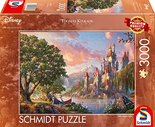 Schmidt Spiele 57372 Thomas Kinkade, Disney, Belles Magical World, 3000 Teile Puzzle von Schmidt Spiele