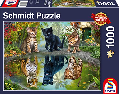 Schmidt Spiele 57392 Dream Big, Katzen, 1000 Teile Puzzle von Schmidt Spiele