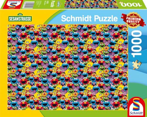 Schmidt Spiele 57575 Sesamstraße, Wer, wie, was, 1000 Teile Puzzle, Mehrfarbig, Normal Schmidt Spiele 57575 Sesamstraße, Wer, wie, was, 1000 Teile Puzzle, Mehrfarbig, Normal von Schmidt