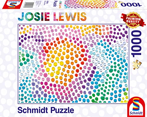 Schmidt Spiele 57576 Josie Lewis, Farbige Seifenblasen, 1000 Teile Puzzle, Normal von Schmidt Spiele