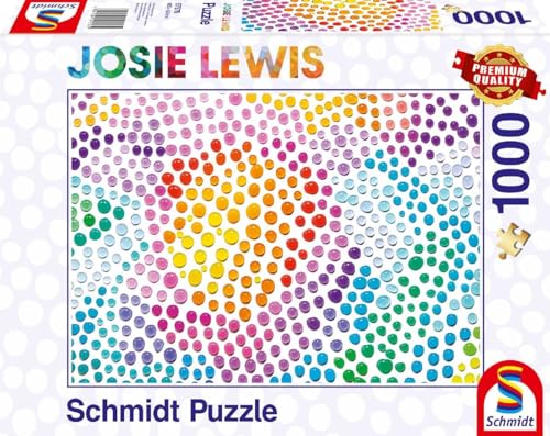 Schmidt Spiele 57576 Josie Lewis, Farbige Seifenblasen, 1000 Teile Puzzle von Schmidt