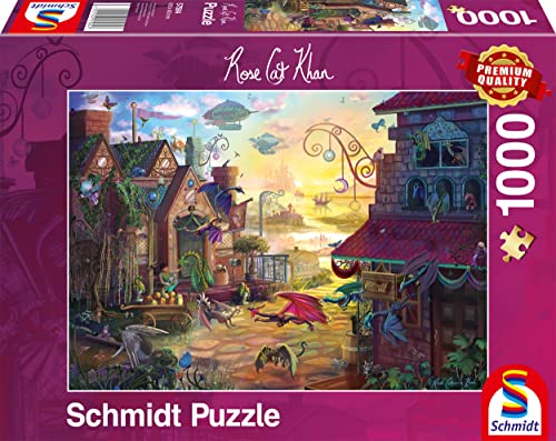Schmidt Spiele 57584 Rose Cat Khan, Drachenpost, 1000 Teile Puzzle, Normal von Schmidt Spiele