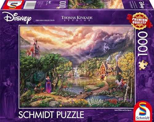 Schmidt Spiele 58037 Thomas Kinkade, Disney, Snow White and The Queen, 1000 Teile Puzzle Schmidt Spiele 58037 Thomas Kinkade, Disney, Snow White and The Queen, 1000 Teile Puzzle von Schmidt
