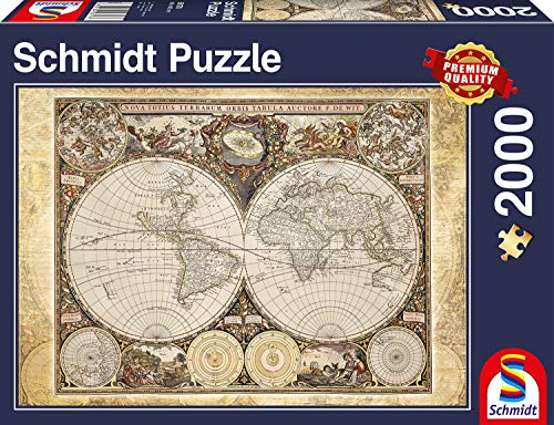 Schmidt Spiele 58178 - Historiche Weltkarte, 2000 Teile Puzzle von Schmidt Spiele