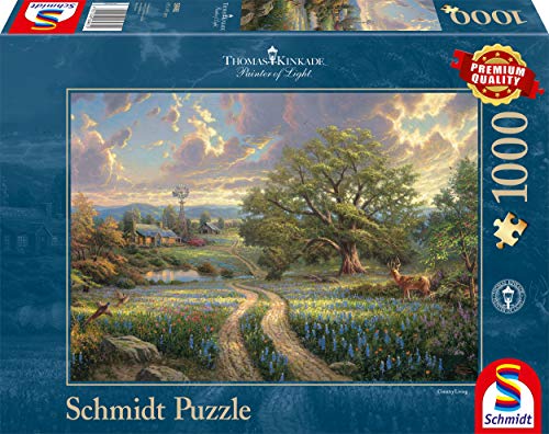 Schmidt Spiele 58461 Thomas Kinkade, Country Living, 1000 Teile Puzzle von Schmidt Spiele
