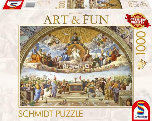 Schmidt Spiele 58527 Markus Binz, Disputation des Heiligen Sakraments 2024, 1000 Teile Puzzle, bunt von Schmidt Spiele