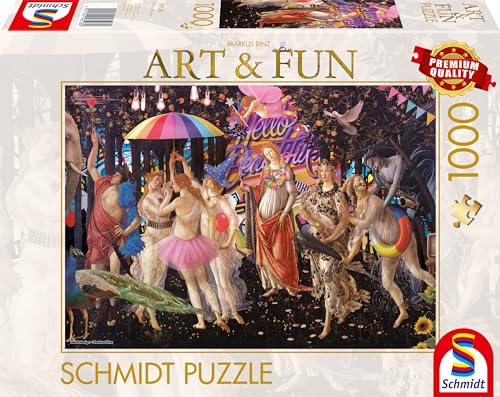 Schmidt Spiele 58528 Markus Binz, La Primavera 2024, 1000 Teile Puzzle, bunt von Schmidt
