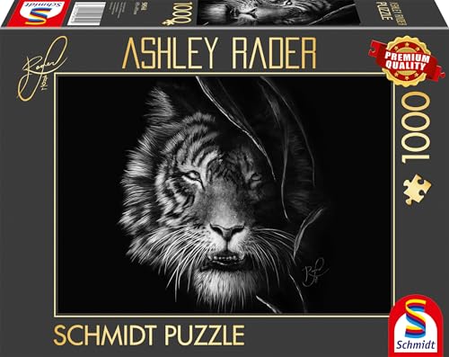Schmidt Spiele 58541 Wilderness, Tiger, Im Zeichen der Freiheit, Ashley Rader, 1000 Teile Puzzle, Mehrfarbig Schmidt Spiele 58541 Wilderness, Tiger, Im Zeichen der Freiheit, Ashley Rader, 1000 Teile Puzzle, Mehrfarbig von Schmidt